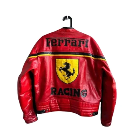 Ferrari Racing Leather Jacket