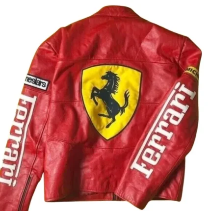 Ferrari Racing Leather Jacket
