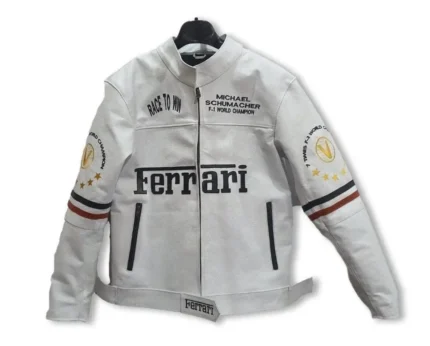Ferrari Racing Leather Jacket