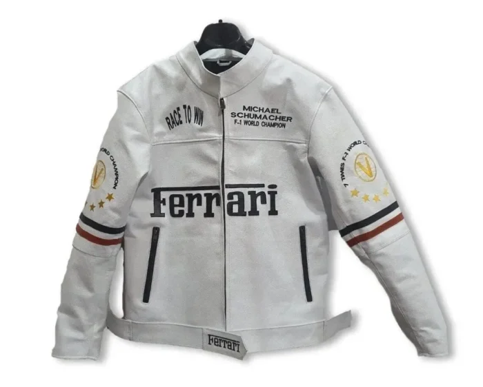 Ferrari Racing Leather Jacket