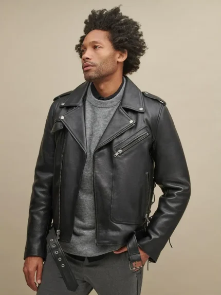 Finn Leather Rider Jacket with Thinsulate Lining