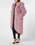Fox Fur Oversize Coat Long