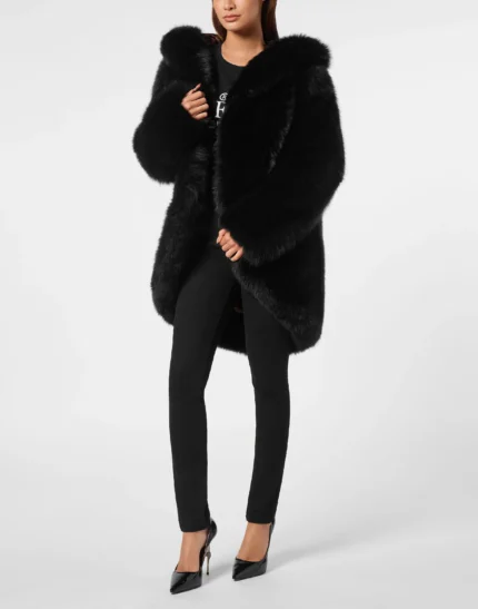 Fox Fur Oversize Jacket