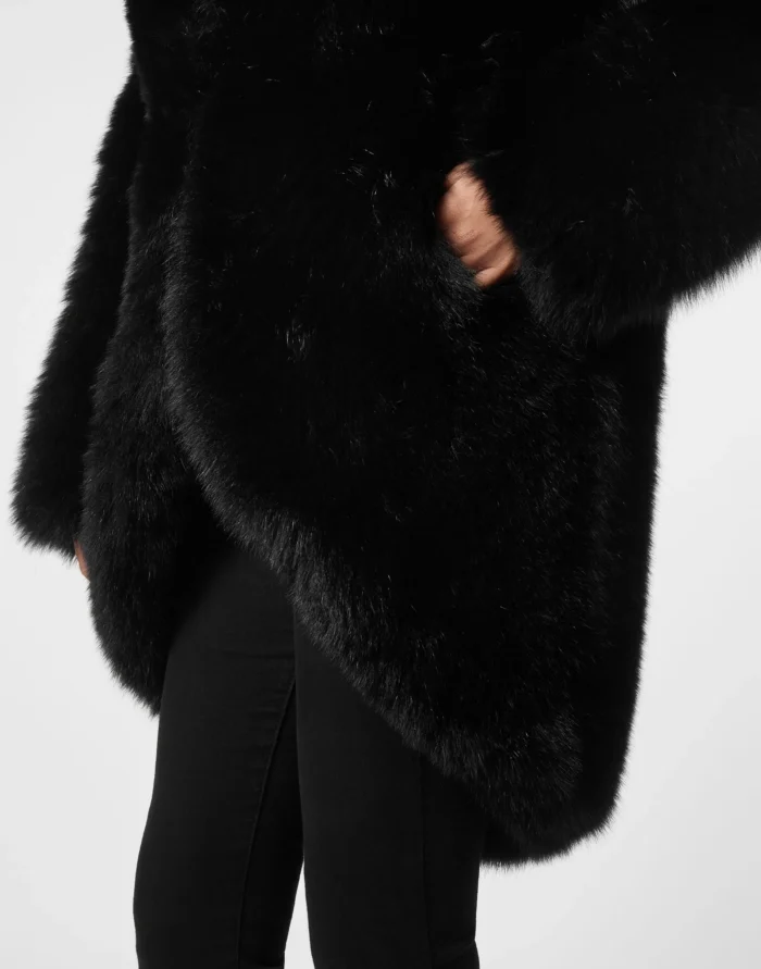 Fox Fur Oversize Jacket