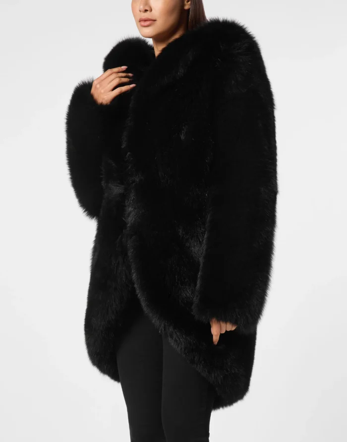 Fox Fur Oversize Jacket