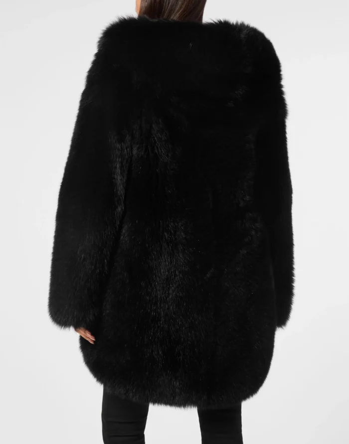 Fox Fur Oversize Jacket