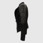 Gothic Er Punk Rock Women?s Rivet Motorcycle Jacket