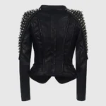 Gothic Er Punk Rock Women?s Rivet Motorcycle Jacket