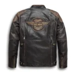 Harley Davidson Men’s Triple Vent System Trostel Leather Jacket