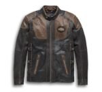 Harley Davidson Men’s Triple Vent System Trostel Leather Jacket