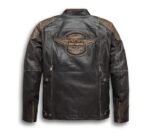 Harley Davidson Men’s Triple Vent System Trostel Leather Jacket