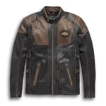 Harley Davidson Men’s Triple Vent System Trostel Leather Jacket