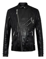 Leather Biker slim fit Luxury