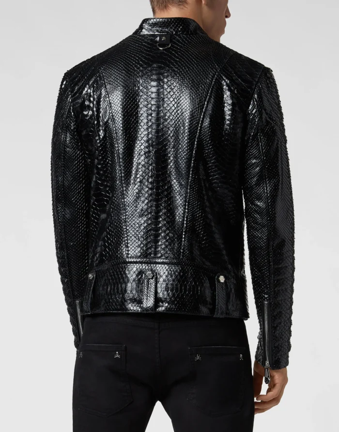 Leather Biker slim fit Luxury