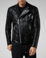 Leather Biker slim fit Luxury