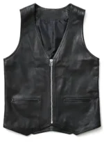 Men?s Stylish Bikers Leather Vest