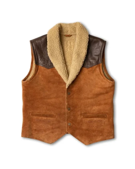 Mens Robert Leather Vest