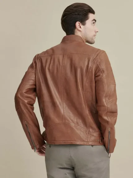 Moto Stylish Sheep Leather Jacket