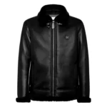 PHILIPP PLEIN LEATHER BOMBER BILLY JACKET