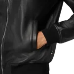 PHILIPP PLEIN LEATHER BOMBER BILLY JACKET