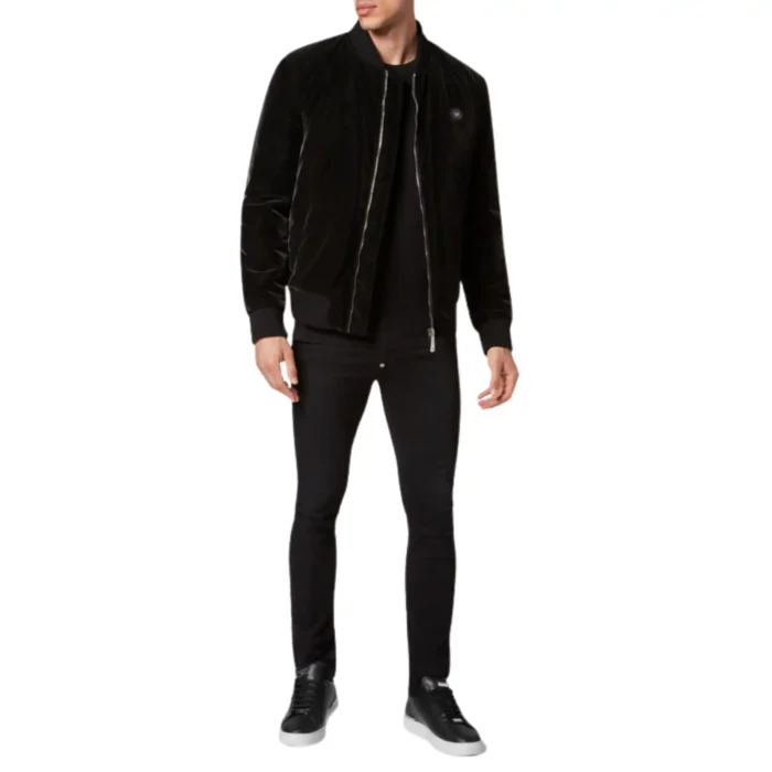 PHILIPP PLEIN NYLON BOMBER JACKET