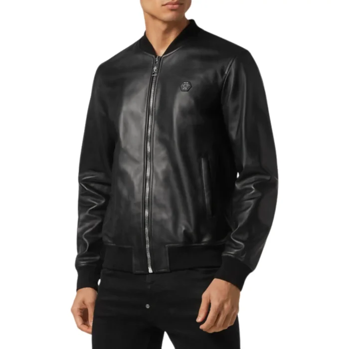 PHILIPP PLEIN NYLON BOMBER JACKET