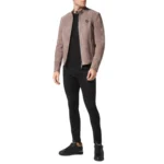 PHILIPP PLEIN SUEDE PADDED JACKET