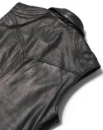 Piston Leather Vest Men