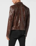 Python Leather Jacket