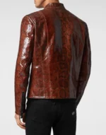 Real Python Leather Jacket
