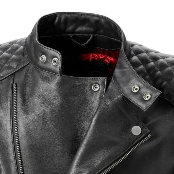 Triumph Braddan Asymmetric Leather Jacket