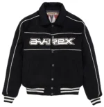 USA Jackets Co Avirex Woolrider Jacket Black & White