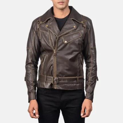 Vincent Leather Biker Jacket