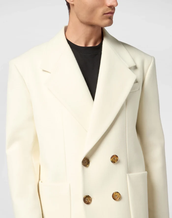 Wool/Cashmere Coat LS
