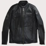 Men Harley Davidson Biker Leather Jacket with Skull Logo