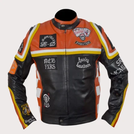 Mickey Rourke Harley Davidson Marlboro Men Jacket