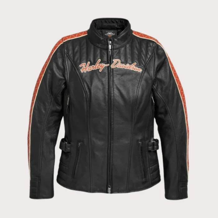 Women Harley Davidson Leather Riding Jacket