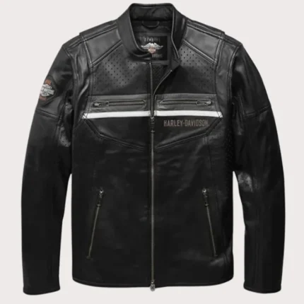 Harley Davidson Men’s Llano Perforated Jacket