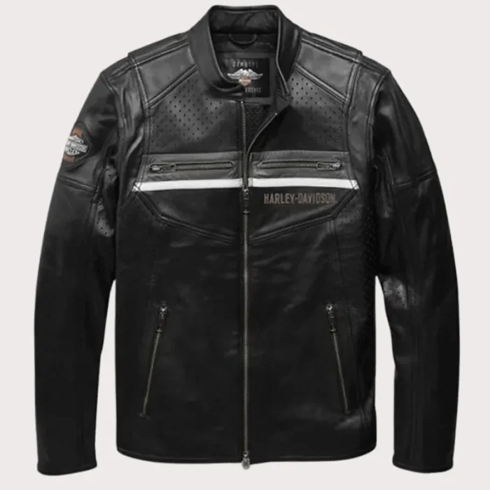 Harley Davidson Men’s Llano Perforated Jacket