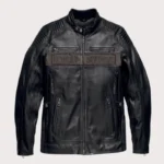Harley Davidson Men Asylum Leather Motorcycle Jacket