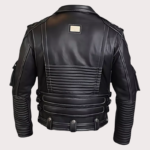Black Harley Davidson Biker Leather Jacket