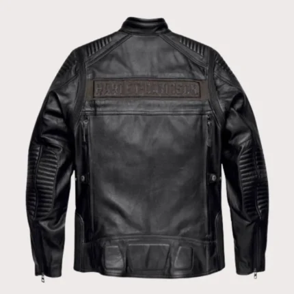 Harley Davidson Men Asylum Leather Motorcycle Jacket