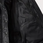 Harley Davidson Blacked Out Leather Puffer Jacket for Women
