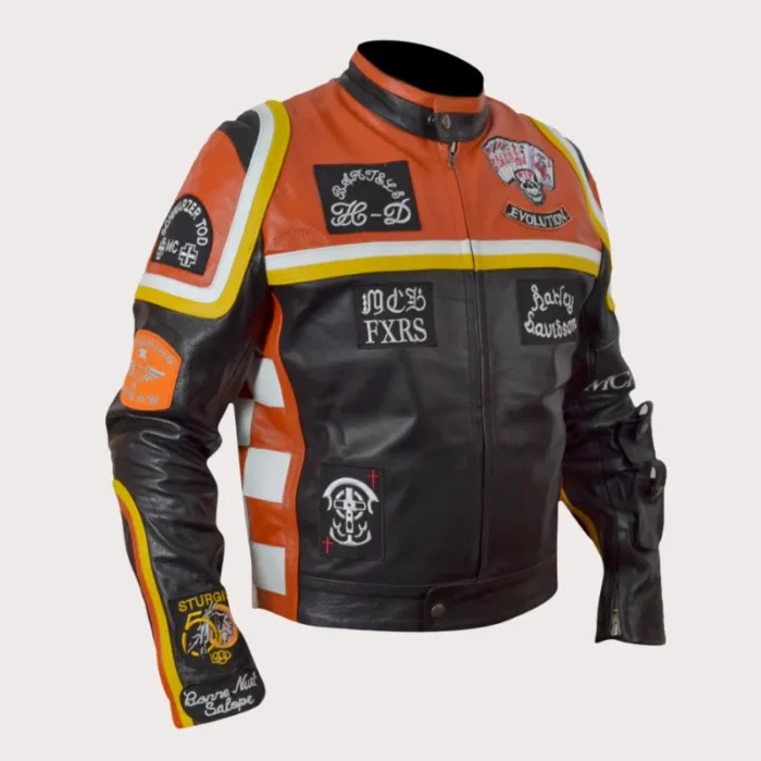 Mickey Rourke Harley Davidson Marlboro Men Jacket