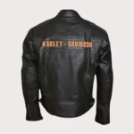 Bill Goldberg Black Harley Davidson Motorcycle Leather Jacket