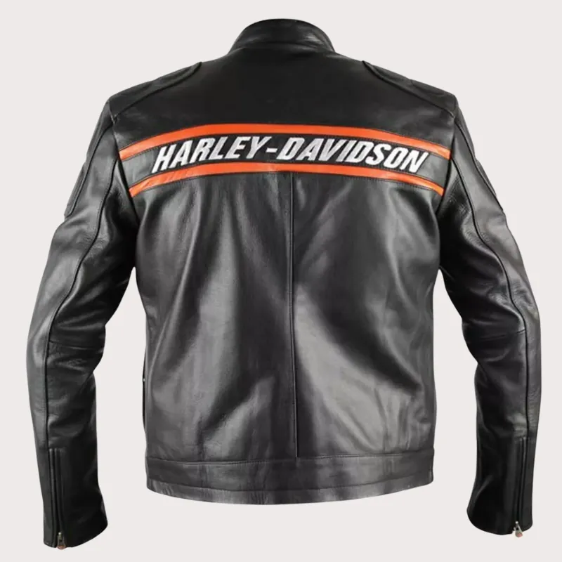 Bill Goldberg WWE Harley Davidson Classic Motorcycle Leather Jacket