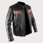 Bill Goldberg WWE Harley Davidson Classic Motorcycle Leather Jacket