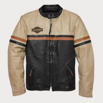 Harley Davidson Men Racing Leather Jacket