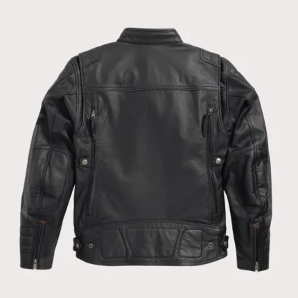 Harley Davidson Reflective Wing Motorcycle Leather Jacket