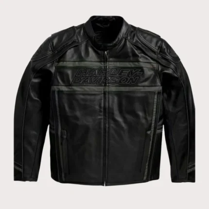 Harley Davidson Mens Luminator Black Leather Jacket
